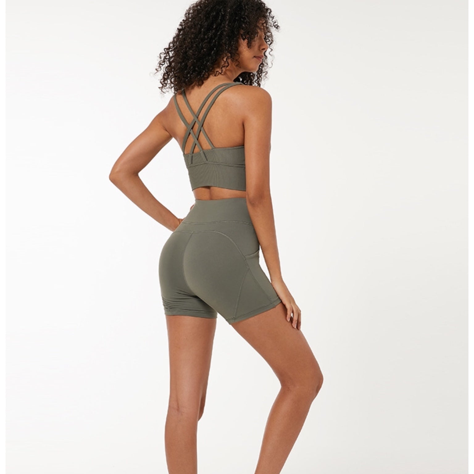 Pocketed  Yoga shorts