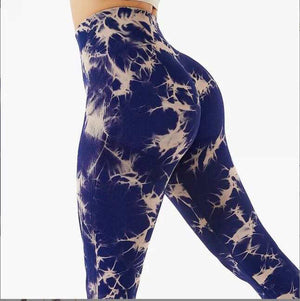 Tie dye Seamless scrunch leggings